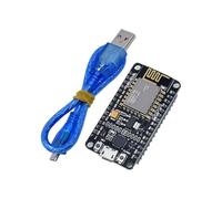 ECMQS Coding ESP8266 WiFi V3CP2102 - Tavola per esercizi con cavo dati | Layout USB GPIO Header per l'uso quotidiano in prototipi di allenamento controller di progetti