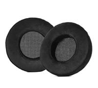 ECMQS Confezione di cuscinetti compatibili per cuffie Superlux HD681 | Coppia di cuscini di ricambio HD668B, HD672, superficie in tessuto nero, imbottitura in schiuma,