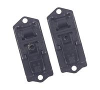 ECMQS Coppia di cerniere preforate per 9/10 tablet, nero | Set di ricambio in metallo per lavori di montaggio, tavolo di servizio