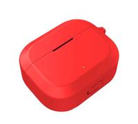 ECMQS Custodia morbida flessibile e resistente agli urti, colore rosso | Custodia per cuffie in silicone, antipolvere, impermeabile, custodia protettiva per la prevenzione dei danni