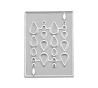 ECMQS Fustelle a goccia d'acqua, inviti di nozze, stella, cuore, amore, metallo, fustellatura, stencil