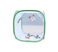 ECMQS Gabbia con tessuto trasparente, Watching Butterfly, 30x30x30cm | Alloggiamento arioso per conoscere le creature e coltivare cespugli al chiuso per bambini