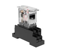 ECMQS JQX13F Relè di potenza a 8 porte 10A con orecchie AC220V | Relè di potenza elettromagnetico con indicatori LED per applicazioni di interruttori e circuiti elettrici