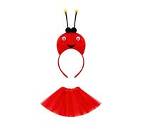ECMQS Lady Bees Ants - Set di tutù con fascia e gonna, per cosplay | Gonna a tutù con fascia per capelli e formiche, accessori per costumi, travestimento per Halloween