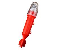 ECMQS Lampada da pesca subacquea | testa di mais, 48 x 260 mm, supporto per il posizionamento della rete, supporto per l'uso di stecche da barca