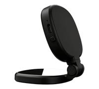 ECMQS Lampada portatile a clip con batteria da 600 mAh, colore: nero | Clip portatile sulla luce mobile con batteria 600mAh e tipo C che carica per lo streaming, luce CRI95 LED