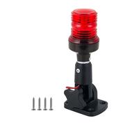 ECMQS Luce di navigazione marina 12V, base regolabile rossa | Design a risparmio energetico, spia luminosa, resistente alle intemperie, resistente, per yacht
