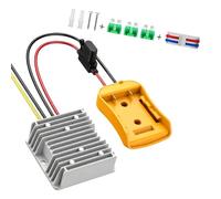 ECMQS Modulo adattatore convertitore di corrente per progetti a batteria | Inline, cablaggio a 3 fili e fori di fissaggio