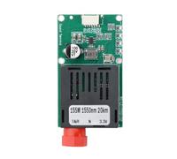 ECMQS Modulo di comunicazione ottica TTL, estremità a terra 20KM | Scheda di collegamento compatta del UAV del PWB, connettore della fibra, installazione dell'hardware dell'input 5.5-26V di