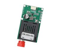ECMQS Modulo di comunicazione ottica TTL, estremità a terra 40KM | Scheda di collegamento compatta del UAV del PWB, connettore della fibra, installazione dell'hardware dell'input 5.5-26V di