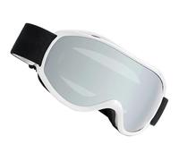 ECMQS Occhiali protettivi unisex Sand White Frame mer | Occhiali da sci e snowboard, a doppio strato, anti-appannamento, per sport all'aria aperta