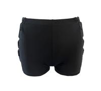 ECMQS Pantaloncini imbottiti con cerniera laterale, coccige junior | Chiusura laterale giovanile junior, strato buffer dell'anca, strato di pratica dello snowboard del rullo della figura