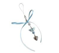 ECMQS Portachiavi con d ' angelo per borsa e zaino in, giallo, regalo elegante, decorazione per telefono