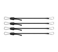 ECMQS Prolunga professionale per rete da tennis con centro in lattice spesso e copertura in nylon rinforzato, fissaggio portatile