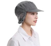 ECMQS Rete per capelli per cuochi, grigio | Pratico copricapo per il servizio di cucina in cucina e altri lavori, lavabile e riutilizzabile