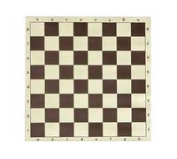 ECMQS Scacchiera portatile, arrotolabile, morbida, arrotolabile, marrone | Scacchiera portatile morbida e arrotolabile, per principianti, regalo a scacchiera, tappetino da viaggio, durevole
