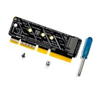 ECMQS Scheda adattatore PH4215-1U NVME a PCIe 5.0 Full Speed PCIEX4 | Installazione semplice con accessori inclusi per le configurazioni nella configurazione del server per server e desktop
