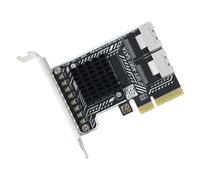 ECMQS Scheda di espansione di memoria 8 unità Gen3 con 2 x, B | Adattatore interno da 6 Gb/s per Workstation Upgrade Builds