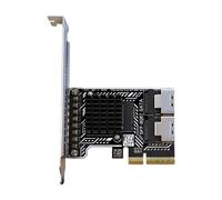 ECMQS Scheda di espansione di memoria Gen3 a 8 unità con 2 x, A | Adattatore interno da 6 Gb/s per Workstation Upgrade Builds