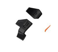 ECMQS Set estensore pulsante clacson per manubrio sinistro, nero | Coppia di coperture rialzate con forma lunga e corta e strumento a leva