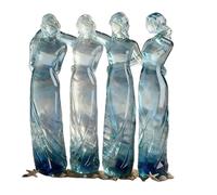 ECMQS Statua chiara della sorella di Dio della speranza che le Four Sisters | Regalo sentimentale unico per donne, elegante decorazione per la casa, Natale