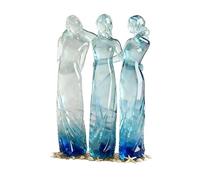 ECMQS Statua chiara della sorella di Dio della speranza, la tre sorelle | Regalo sentimentale unico per donne, elegante decorazione per la casa, Natale