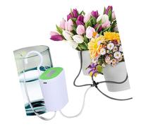 ECMQS Strumento di irrigazione automatico per cespugli da giardino, timer | Irrigatore automatico per piante con timer regolabile per 2 sedici vasi con staffa di sospensione