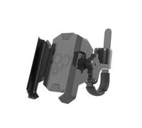 ECMQS Supporto per manubrio per telefono | Giunto di visualizzazione regolabile, design morbido con cuscinetto touch, staffa di visualizzazione per percorso moto