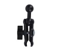 ECMQS Supporto per navigatore auto, nero | Connettore in lega di alluminio a doppia sfera da 17 mm per controllo di visualizzazione del supporto del telefono