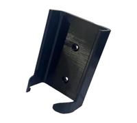 ECMQS Supporto per telefono da parete con aperto, nero | Hardware incluso nella confezione per un utilizzo salvaspazio alla reception