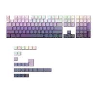 ECMQS Tastiere stampate laterali Keycaps Calore sublimato Contouring Line Pattern per 61 64 68 75 84 Tastiere Meccaniche Uso Notturno Keycaps