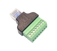 ECMQS Terminali a vite da RJ45 a 8 pin connettori per router | Non è necessaria la saldatura per la riduzione di installazioni Ethernet per vari dispositivi elettronici, reti domestiche,