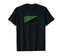 Eco-Anarchismo Bandiera Textless Solarpunk Attivista Grunge Maglietta