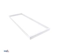 Telaio di montaggio per pannelli LED ridotti 30x120 - bianco - alluminio - 1198x298x43mm
