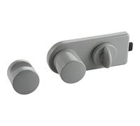 Eco Blocco divisorio con serratura (serratura in plastica), acciaio inox