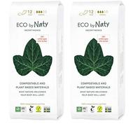 Eco by Naty Assorbenti per Incontinenza da donna NORMALE - assorbenti per vescica sensibile, assorbenti discreti ed ecologici (12 unità) (Confezione da 2)