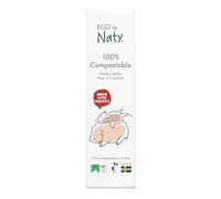 Eco by Naty Sacchetti ecologici usa e getta - Sacchetti per pannolini per bambini, 100% compostabili e biodegradabili (confezione da 50 pezzi).