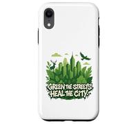Eco Conscious City Nature Graphic- Green the Streets Custodia per iPhone XR