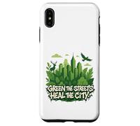 Eco Conscious City Nature Graphic- Green the Streets Custodia per iPhone XS Max