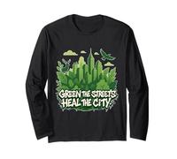 Eco Conscious City Nature Graphic- Green the Streets Maglia a Manica