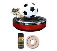 Eco Conscious - Diffusore di profumo solare per auto, design unico a tema calcio, che dona stile e comfort alla guida (rosso)