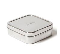 Eco - Contenitore per Il Pane Classic, Quadrato, in Acciaio Inox, 500 ml