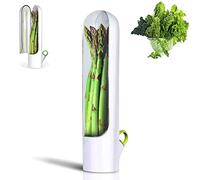 Eco Contenitore Salvafreschezza,Contenitore per erbe aromatiche,contenitore per erbe aromatiche da 9.8 pollici mantiene le verdure fresche salva erbe aromatiche per asparagi pratici