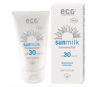 Eco Cosmetics Sun Milk Sensitive, latte solare SPF 30, BIOLOGICO, 75 ml