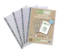 eco-eco A4 100% Riciclata Tasche Bag 100 Premier Multi Forate