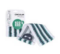 Eco Ego YORK Ricambio Mocio in Microfibra per Lavapavimenti Panno Sostitutivo Spesso e Robusto per Scopa Piatta Altamente Assorbente per Piastrelle e Laminato Soluzione Ecologica e Sostenibile