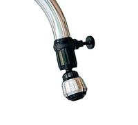 Eco-flow Tucana - Adattatore per rubinetto, aeratore a due funzioni/flusso doccia con rotazione a 360°, risparmio idrico, adatto in minuscoli, per rubinetti da 20 mm a 23 mm di diametro, non adatto