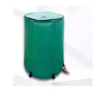 Eco-Friendly 500L Pieghevole Raccolta Acqua Pioggia Barile Durevole PVC Serbatoio di stoccaggio dell'acqua per il giardinaggio sostenibile Barilotto di pioggia verde per una raccolta efficiente