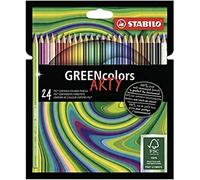 Eco-Friendly Colouring Pencil - STABILO GREENcolors - ARTY - Pack of 24 - Assort