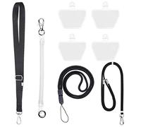 Eco-Fused Cordini per Telefono - Tracolla Regolabile 4X, Collo, Cinturino da Polso e Cordino Elastico con Pad per Telefono - Cordini Universali per Tutti gli Smartphone con Custodie a Copertura Totale